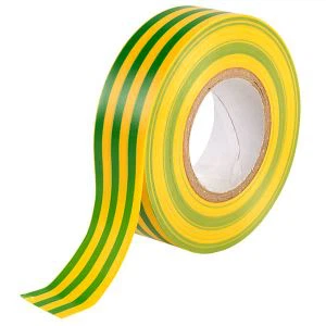 Kollane-roheline värv Pvc Elektriline isolatsioon Kleeplint