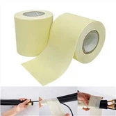 Üldine kliimaseade valge PVC torujuhtme pakkimislint ilma liimita